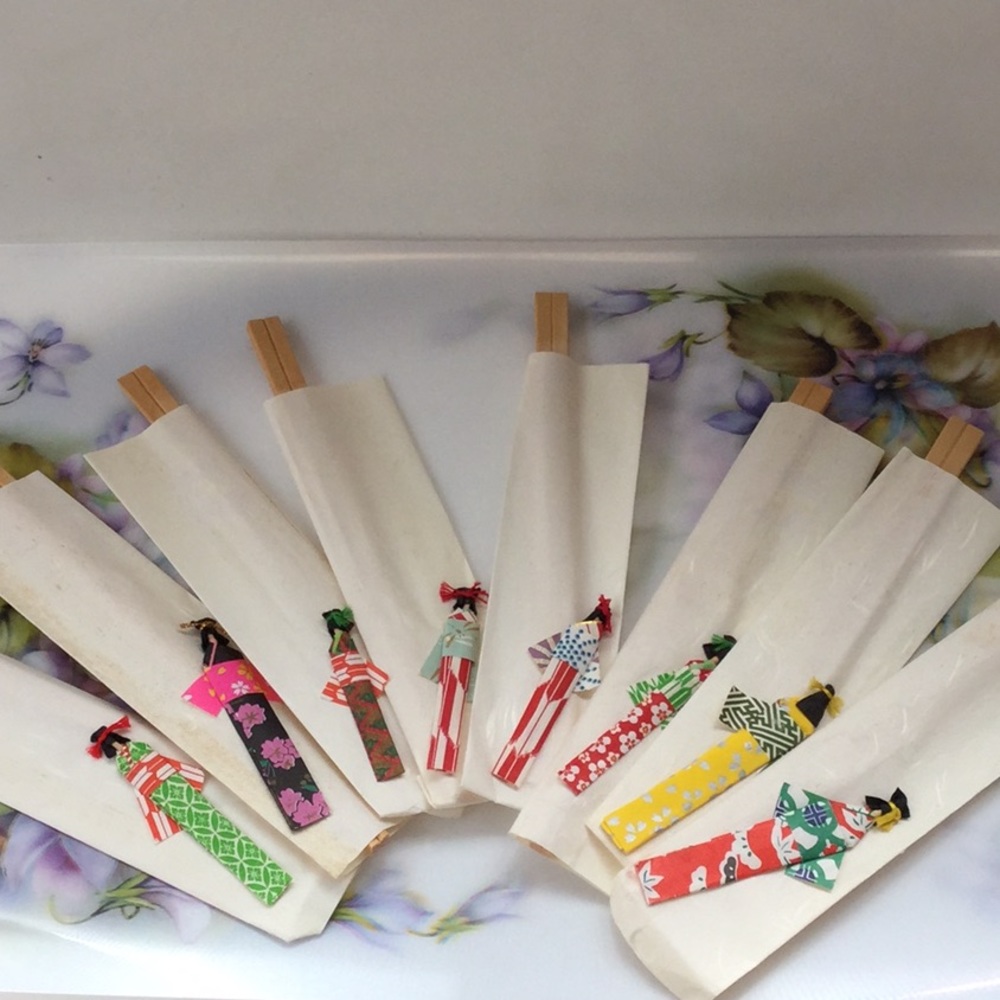 3 for 10 🍀Vintage origami chopsticks